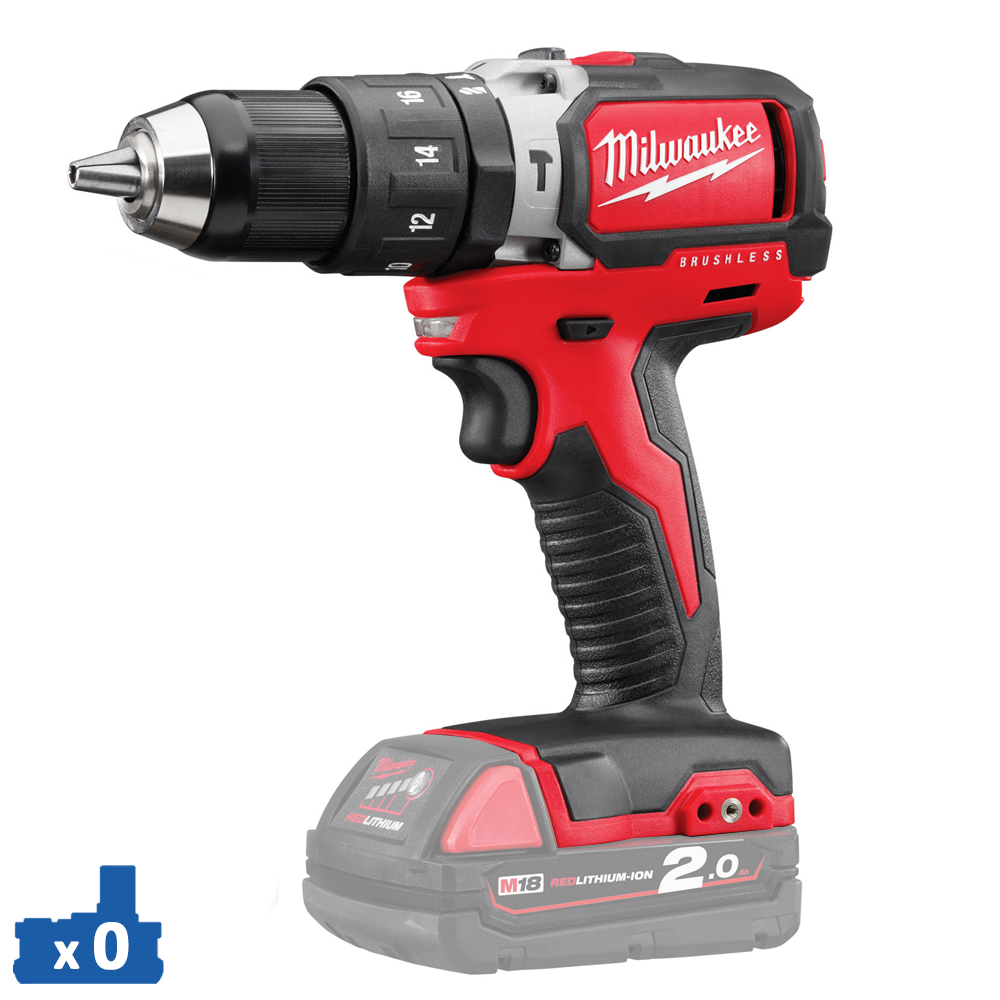 купить аккумуляторную дрель-шуруповерт Milwaukee M18 BLPD-0 по низкой ...