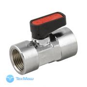 Кран шаровый 1/2&quot;F на 1/2&quot;F красный (0630000004)