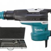 Перфоратор MAKITA HR 5202 C в чем. + набор оснастки (1510 Вт, 19.7 Дж, 2 реж., патрон SDS-MAX, вес 10.9 кг, набор D-40571 в ПОДАРОК!!!)