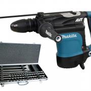 Перфоратор MAKITA HR 4510 C в чем. + набор оснастки (1350 Вт, 13.0 Дж, 2 реж., патрон SDS-MAX, вес 8.3 кг, набор D-40571 В ПОДАРОК!!!)