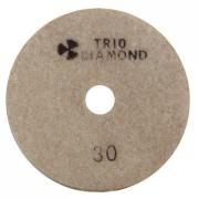 Алмазный гибкий шлифкруг &quot;Черепашка&quot; 100 № 30 (мокрая шл.) (TRIO-DIAMOND)