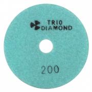 Алмазный гибкий шлифкруг &quot;Черепашка&quot; 100 № 200 (мокрая шл.) (TRIO-DIAMOND)