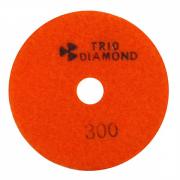 Алмазный гибкий шлифкруг &quot;Черепашка&quot; 100 № 300 (мокрая шл.) (TRIO-DIAMOND)