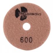 Алмазный гибкий шлифкруг &quot;Черепашка&quot; 100 № 600 (мокрая шл.) (TRIO-DIAMOND)