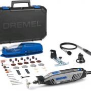 Гравер электрический DREMEL 4300-3/45 в кейсе + набор оснастки (175 Вт, 5000 - 35000 об/мин, цанга 3.2 мм)
