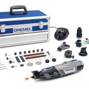 Аккум. гравер DREMEL 8220 1/5 RUS в кор. + набор насадок (12.0 В, 1 акк., 2.0 А/ч, Li-Ion, 5000 - 33000 об/мин, цанга 3 мм)