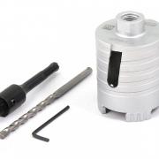 Коронка алмазная d 80 мм железобетон HILBERG LASER (сухое сверление)