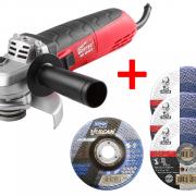 Одноручная углошлифмашина WORTEX AG 1213E