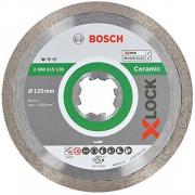 Алмазный круг 125х22,23 мм по керамике сплошн. X-LOCK Standard for Ceramic BOSCH