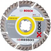 Алмазный круг 125х22,23 мм универс. сегмент. X-LOCK Standard for Universal BOSCH ( сухая резка)
