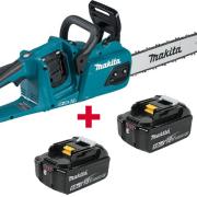 Аккум. пила цепная MAKITA DUC 355 Z шина 35 см (14&quot;), 3/8, 1.1 мм + АКЦИЯ (BL1850B 2 шт.) (18.0 В, 2 акк.5.0 А/ч Li-Ion)