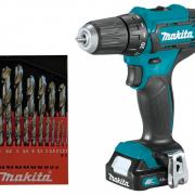 Аккум. дрель-шуруповерт MAKITA DF 333 DWYE в чем. + набор сверл (12.0 В, 2 акк., 1.5 А/ч Li-Ion, 2 скор., 30 Нм, шурупы до 8 мм) Аккум. дрель-шуруповерт MAKITA DF 333 DWYE в чем. + набор сверл (12.0 В, 2 акк., 1.5 А/ч Li-Ion, 2 скор., 30 Нм, шурупы до 8 мм)