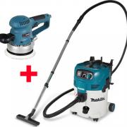 Пылесос MAKITA VC 3012 M + Эксцентриковая шлифмашина MAKITA BO 6030