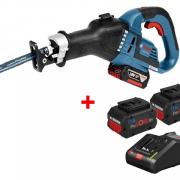 Аккум. сабельная пила BOSCH GSA 18V-32 в кор. + 2 пил. полотна + 2 аккумулятора ProCORE18 V + ЗУ