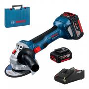 Аккум. углошлифмашина BOSCH GWS 180-LI в чем. (18.0 В, 2 акк., 4.0 А/ч, Li-Ion, диск 125х22.0 мм)