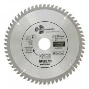 Диск пильный 210х30/32 мм 60 зуб. универсальный  Multi Material (Trio-Diamond)