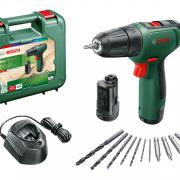 Аккум. дрель-шуруповерт BOSCH EasyDrill 1200 в чем. + набор сверл и бит