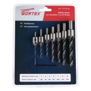 Набор сверл для зенковки 7 шт. (3-10 мм) WORTEX (сверла с зенкером (3,4,5,6,7,8,10 мм)) Набор сверл для зенковки 7 шт. (3-10 мм) WORTEX (сверла с зенкером (3,4,5,6,7,8,10 мм))