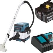 Аккум. пылесос MAKITA DVC 860 LZ в кор. + АКЦИЯ(Зарядное устройство+ 2 Аккумулятора) (18.0 В, 2 акк., 6.0 А/ч, Li-Ion, 8.00 л, класс: L, самоочистка: 