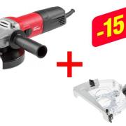 Одноручная углошлифмашина WORTEX AG 1210-1 в кор.+АКЦИЯ комплект DS12500018 (скидка на комплект 15% +DS12500018 Кожух вытяжной для УШМ DS 125)