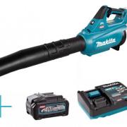 Аккум. воздуходувка MAKITA UB001GZ + АКЦИЯ ( 1 акк. BL4040, зар. устройство DC40RA) (40.0 В, 1 акк., Li-Ion, ЗУ, 960 м3/ч, 65 м/с, вес 3.9 кг)