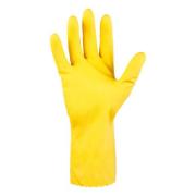 Перчатки К80 Щ50 латексн. защитные промышлен., р-р 8/M, желтые, JetaSafety (Защитные промышл. перчатки из латекса. Желтые Р-р: M, кислота индив. уп) (
