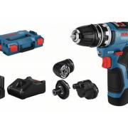 Аккум. дрель-шуруповерт BOSCH GSR 12V-35 FC в кейсе (12.0 В, 2 акк., 3.0 А/ч Li-Ion, 2 скор., 35 Нм,)