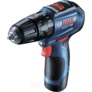 Аккумуляторная ударная дрель-шуруповерт BOSCH GSB 12V-30 в кейсе
