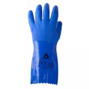 Перчатки К80 Щ50 х/б с покрытием ПВХ защитные промышлен., р-р 8/M, синие, Jeta Safety (инд. уп.)