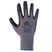 Перчатки с защитой от порезов, р-р 9/L (полиэфир, пенонитрил. покр.), серый/черный Jeta Safety (перчатки стекольщика, антипорезные)