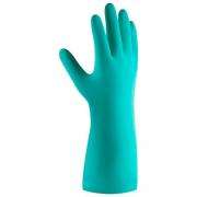 Перчатки К80 Щ50 нитриловые защитные промышленные, р-р 8/М, зеленые, JetaSafety (Защитные промышленные перчатки из нитрила. Зеленые. Р-ры: М) (JETA SA