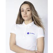Майка поло женская с логотипом Pnevmoteh Майка поло женская с логотипом Pnevmoteh