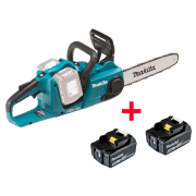 Аккум. пила цепная MAKITA DUC 303 Z шина 30 см (12&quot;), 3/8, 1.1 мм + АКЦИЯ (BL1850B 2 шт.) (18.0 В, 2 акк.5.0 А/ч Li-Ion)