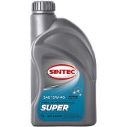 Масло SINTEC Супер SAE 15W-40 API SG/CD канистра 1л/Motor oil 1liter can