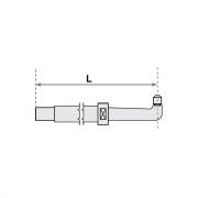 Нижнее плечо прямое O 40 х 600мм для серии SG 36-42 Fubag [31055]