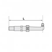 Нижнее плечо прямое O 22 х 300мм для серии SG 4-6 Fubag [38928]