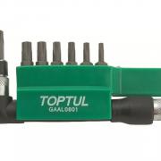 Набор бит &quot;TORX&quot; 1/4&quot; Т10-Т40 30мм 8шт TOPTUL