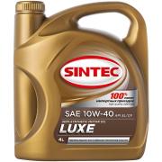 Масло SINTEC Люкс SAE 10W-40 API SL/CF канистра 5л/Motor oil 5l can