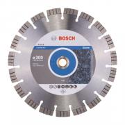 Алмазный круг 300х25.4 мм по камню сегмент. Turbo BEST FOR STONE BOSCH (сухая/мокрая резка) [2608602647]