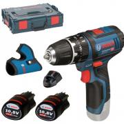 Аккумуляторная ударная дрель-шуруповерт BOSCH GSB 12V-15 L-BOXX