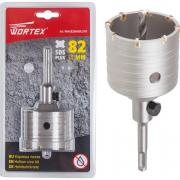 Коронка полая по бетону SDS+ d82мм WORTEX [WHC820000C2111]