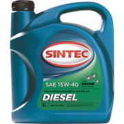 Масло SINTEC Diesel SAE 15W-40 API CF-4/CF/SJ канистра 5л/Motor oil 5liter can