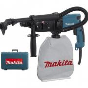 Перфоратор MAKITA HR 2432 в чем. + система пылеудаления (780 Вт, 2.2 Дж, 2 реж., патрон SDS-plus, вес 3.2 кг)