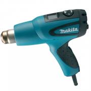 Термовоздуходувка MAKITA HG 651 CK в чем. + набор сопл (2000 Вт, 10 скор., 80-650 °С, плавн. рег., с доп. ЖКИ дисплей)