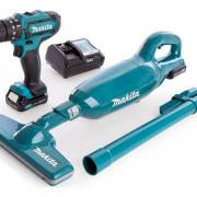 Аккум. дрель-шуруповерт MAKITA DF 331 DWYE в кор. + пылесос CL106FDZ (10.8 В, 2 акк., 1.5 А/ч Li-Ion, 2 скор., 30 Нм, шурупы до 8 мм)