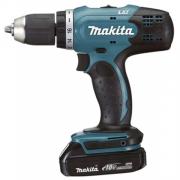 Аккум. дрель-шуруповерт MAKITA LXT DDF 453 SYX5 в кор. (18.0 В, 1 акк., 1.5 А/ч Li-Ion, 2 скор., 42 Нм, шурупы до 10 мм)