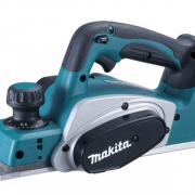 Аккум. рубанок MAKITA LXT DKP 180 Z в кор. (18.0 В, БЕЗ АККУМУЛЯТОРА, 14.000 об/мин, ширина: 82 мм, макс.глубина: 2,5 мм, 3,4 кг.)