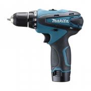 Аккум. шуруповерт MAKITA DF 330 DWE в чем. (10.8 В, 2 акк., 1.3 А/ч Li-Ion, 2 скор., 24 Нм, шурупы до 7 мм)