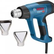 Термовоздуходувка BOSCH GHG 23-66 в чем. + набор сопл (2300 Вт, 10 скор., 50-660 °С, плавн. рег., с доп. ЖКИ дисплей)