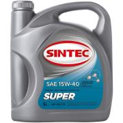 Масло SINTEC Супер SAE 15W-40 API SG/CD канистра 5л/Motor oil 5liter can